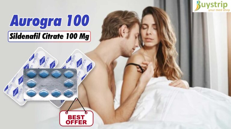 What is Aurogra 100 and how is it used to treat erectile dysfunction?