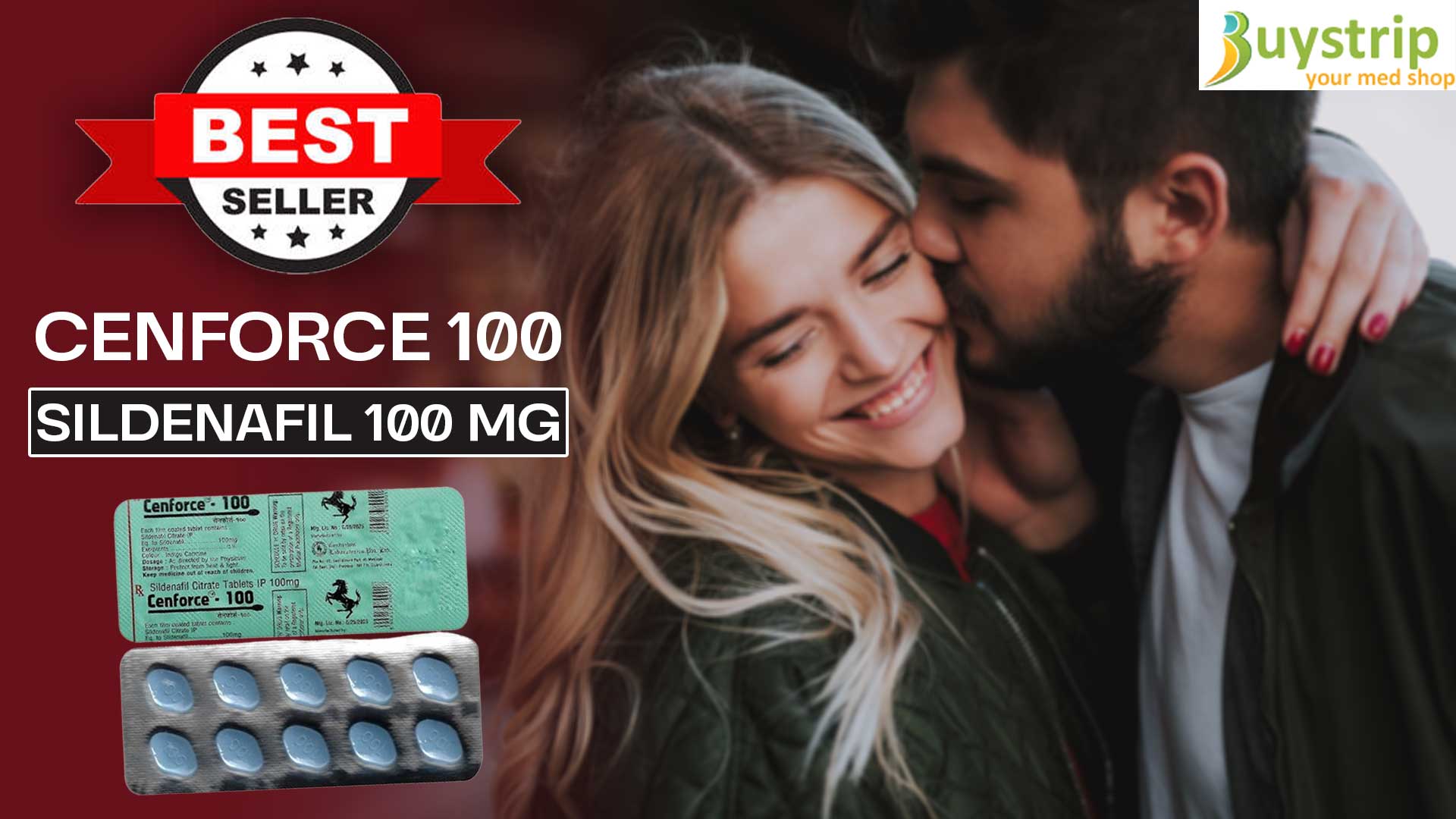 Cenforce-100-Sildenafil-citrate-100mg-Tablets