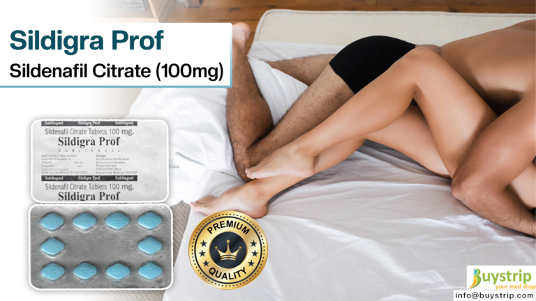 Sildigra Prof 100mg with Sildenafil Citrate: An Effective Treatment for Erectile Dysfunction