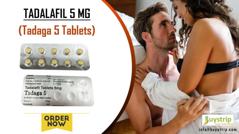 Tadaga 5 (Tadalafil 5 mg) Affordable, Effective Solution for Long-Lasting ED Relief