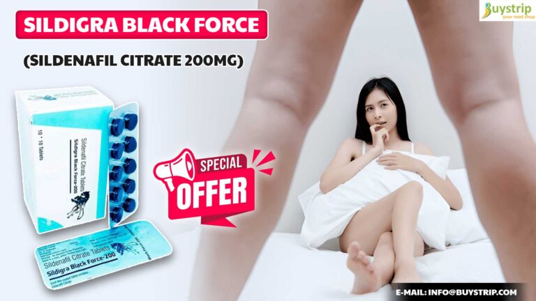 Sildigra Black Force 200mg Tablets – A Powerful Solution for Erectile Dysfunction